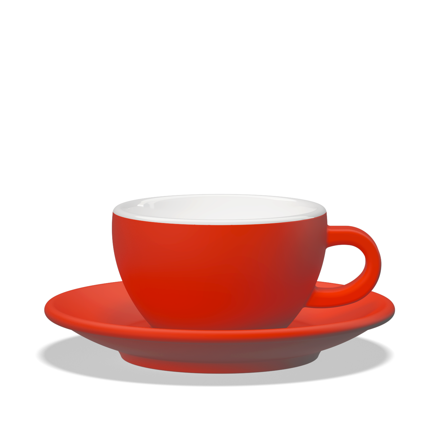 1 x Tulipano Milk Cup 260cc with Saucer