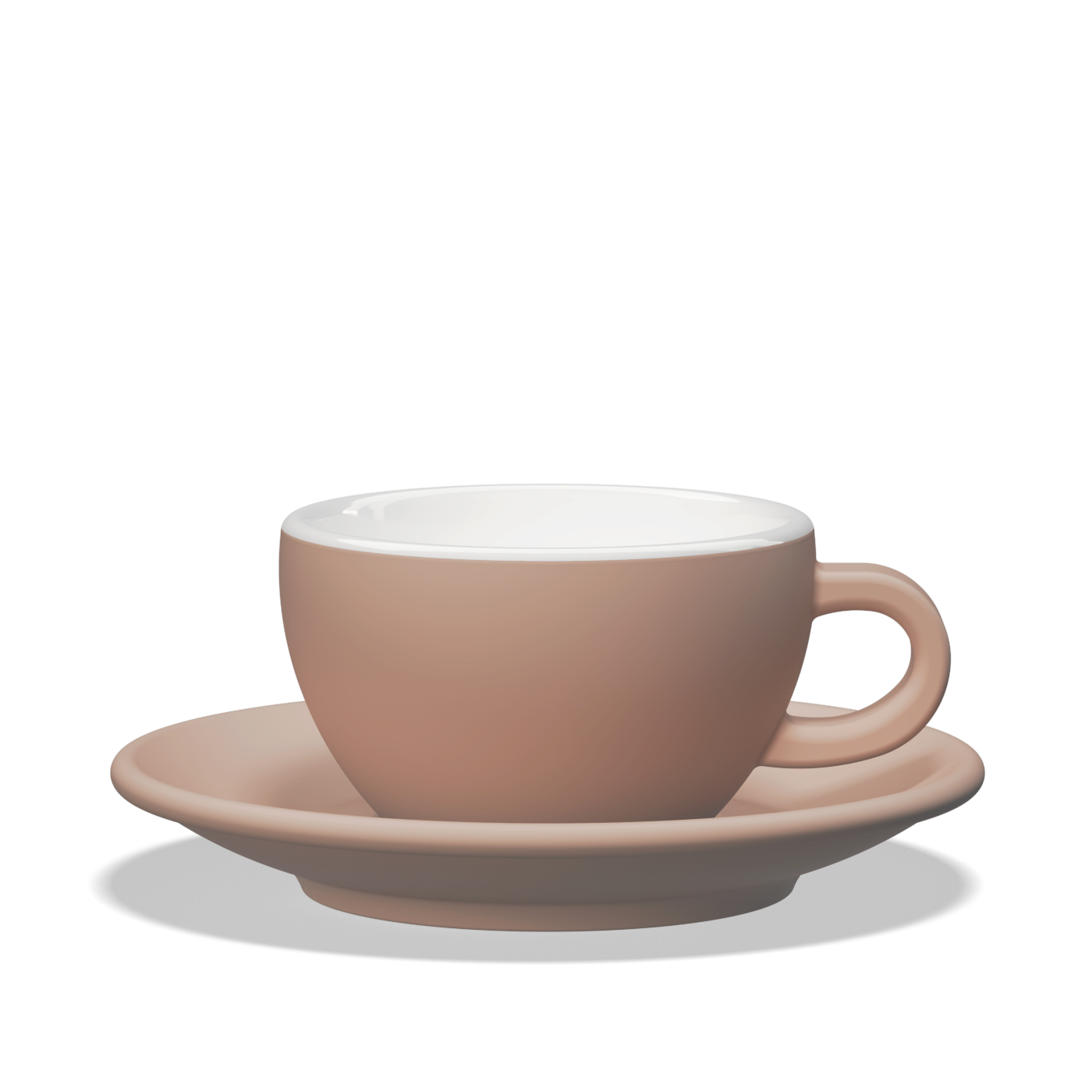 1 x Tulipano Milk Cup 260cc with Saucer