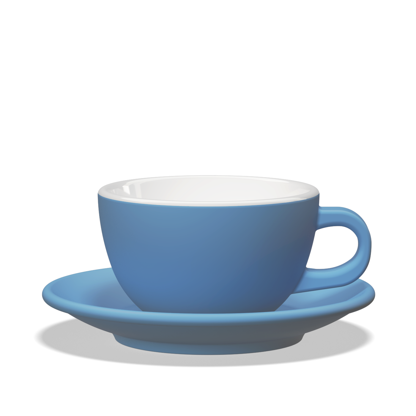 1 x Tulipano Milk Cup 300cc with Saucer
