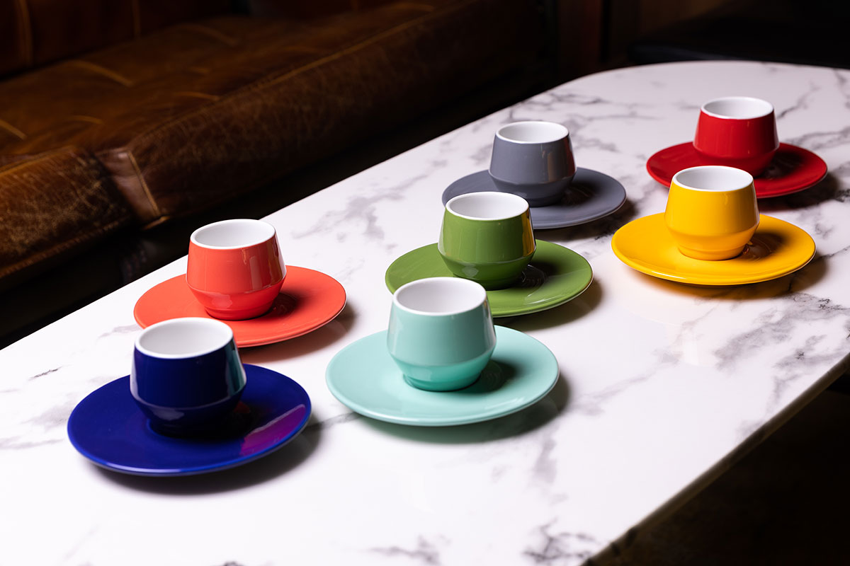 4 x Maniko cappuccino/latte cup saucer